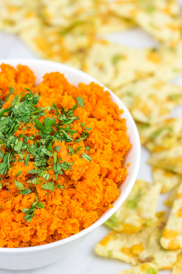 This Mediterranean Carrot Dip is a fun way to eat your daily veggies!