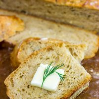 Craving some tasty homemade bread? Then this No Knead Cheddar Dill Beer Bread will solve that problem!