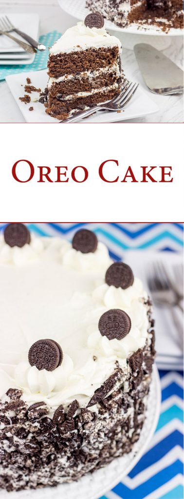 Turn your favorite cookie into a cake with this tasty Oreo Cake recipe!