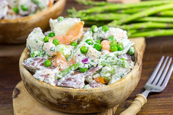 Mix up a summer classic with this tasty Smoked Salmon Potato Salad!