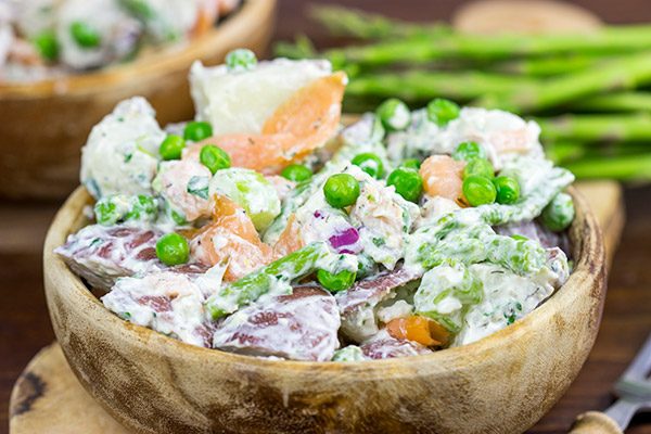 Mix up a summer classic with this tasty Smoked Salmon Potato Salad!