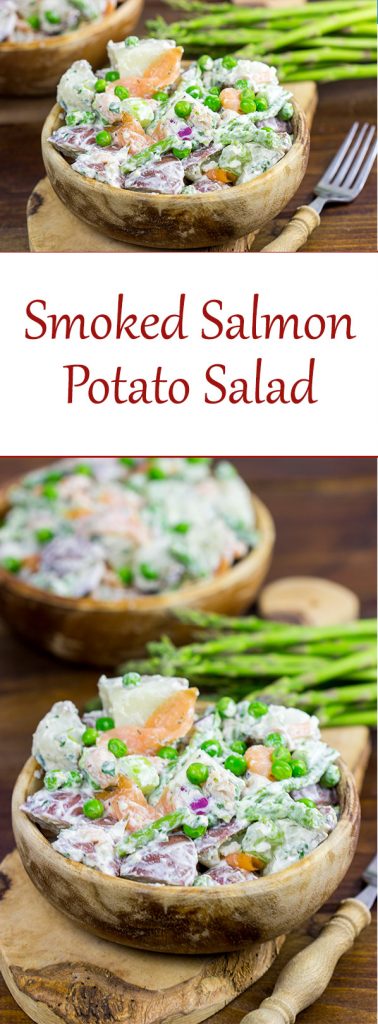 Mix up a summer classic with this tasty Smoked Salmon Potato Salad!
