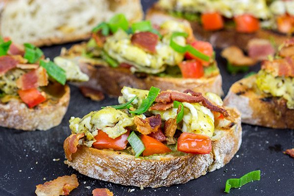 Grab a loaf of crusty bread and whip up this Breakfast Bruschetta for a fun morning meal!tta for a fun morning meal!