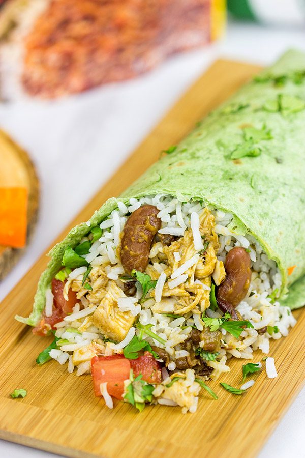 These Coconut Rice and Madras Lentils Burritos are easy to make and packed with flavor!