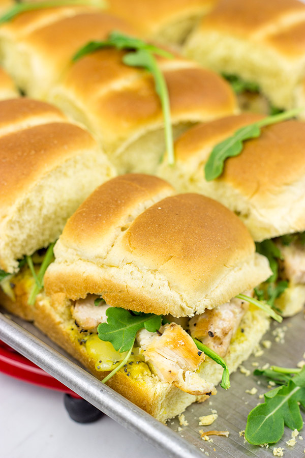 Looking for an easy and tasty summer picnic recipe? These Grilled Chicken Sliders with Poppyseed Butter are a favorite!