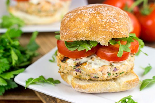 Looking to mix up the summer grilling routine? How about some tasty Grilled Salmon Burgers?