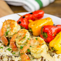 These Grilled Spicy Mustard Shrimp are an easy and flavorful grilled meal...perfect for busy summer evenings!