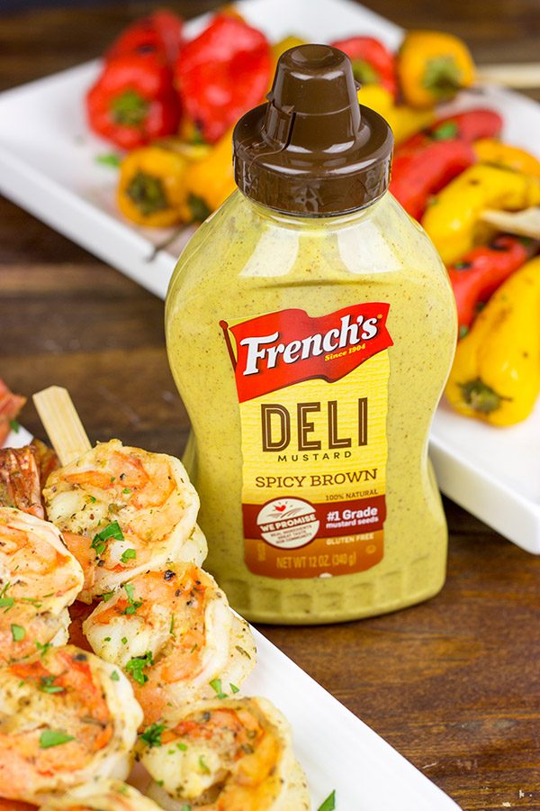 These Grilled Spicy Mustard Shrimp are an easy and flavorful grilled meal...perfect for busy summer evenings!