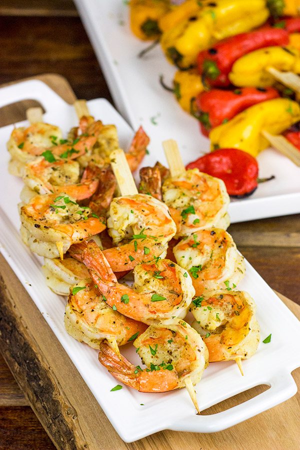 These Grilled Spicy Mustard Shrimp are an easy and flavorful grilled meal...perfect for busy summer evenings!