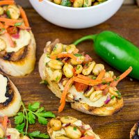 This Masala Hummus Toast is a unique summer appetizer that will have everyone coming back for more!