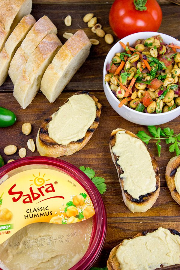 This Masala Hummus Toast is a unique summer appetizer that will have everyone coming back for more!