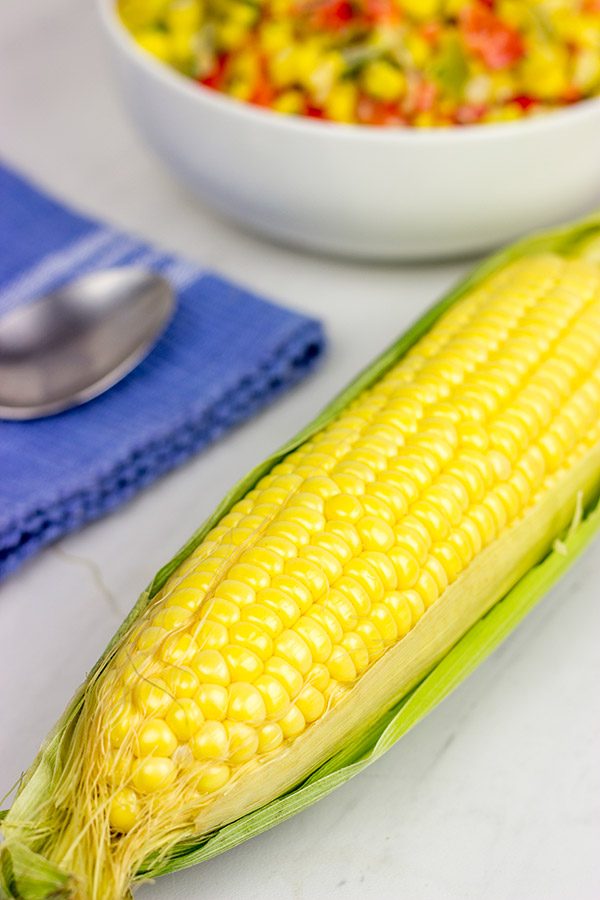 This Mexican Creamed Corn is a fun and easy side dish...perfect for summer evenings on the back porch!