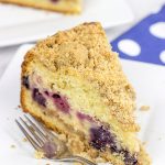 This Mixed Berry Coffee Cake is loaded with blueberries and raspberries for a tasty morning (or night) treat!