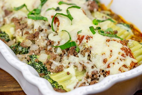 This Cheesy Beef Manicotti is a tasty comfort food dinner...perfect for chilly nights!