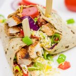 Wrap it up! These Grilled Chicken Taco Wraps are a healthy, flavor-packed lunch idea!