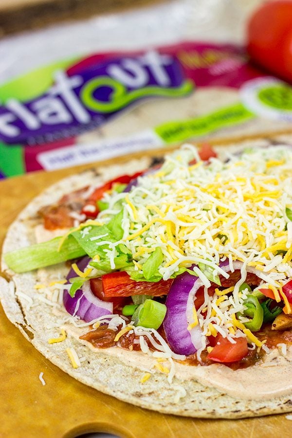 Wrap it up! These Grilled Chicken Taco Wraps are a healthy, flavor-packed lunch idea!