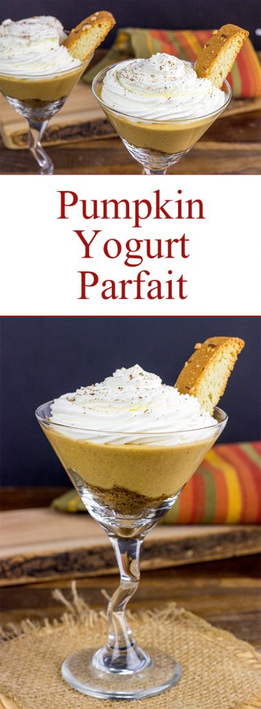This Pumpkin Yogurt Parfait is an easy and fun Fall dessert!