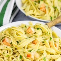 This Lobster Linguine and Lemon Garlic Sauce is surprisingly easy to make, and it's packed with delicious flavor!