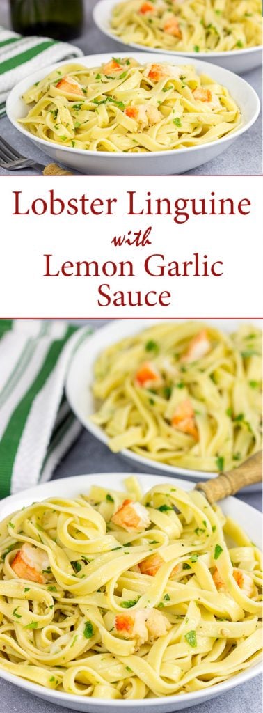 This Lobster Linguine and Lemon Garlic Sauce is surprisingly easy to make, and it's packed with delicious flavor!