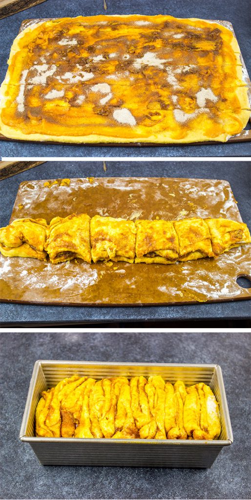 Go ahead!  Reach in there and pull off a piece of this Pumpkin Spice Pull Apart Bread!