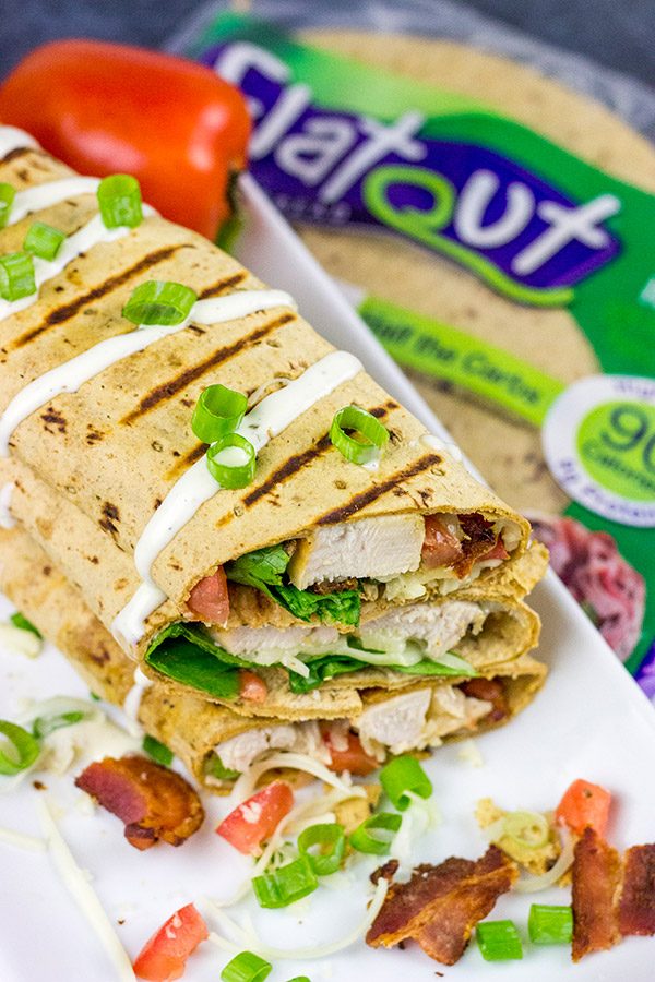 Tired of the same old lunch each day?  These Crispy Chicken Bacon Ranch Wraps will solve that problem!