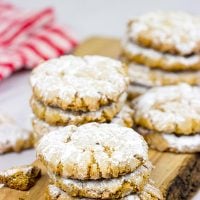 These Peanut Butter Crinkle Cookies are the perfect cookie for any and all peanut butter lovers!