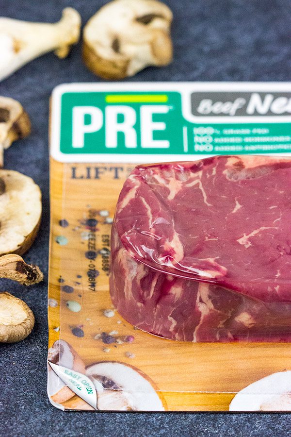 Celebrating a special occasion?  Or maybe just happy that it's Friday?  Try grilling up this Porcini Rubbed Steak with Sauteed Mushrooms for dinner tonight!