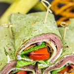 Pack a delicious lunch with these Roast Beef and Swiss Wraps with Horseradish Mayo!  Your coworkers and classmates will be jealous!