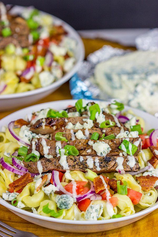 Do you like a classic wedge salad?  Then you'll love this Tortellini with Steak and Blue Cheese!
