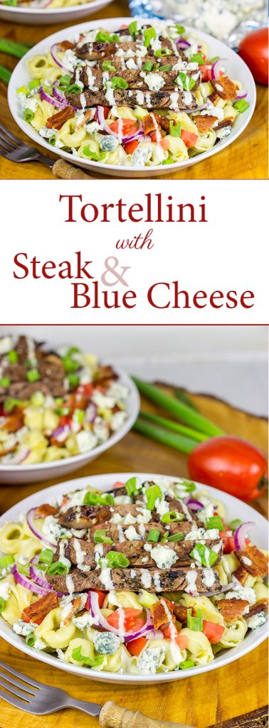 Do you like a classic wedge salad? Then you'll love this Tortellini with Steak and Blue Cheese!