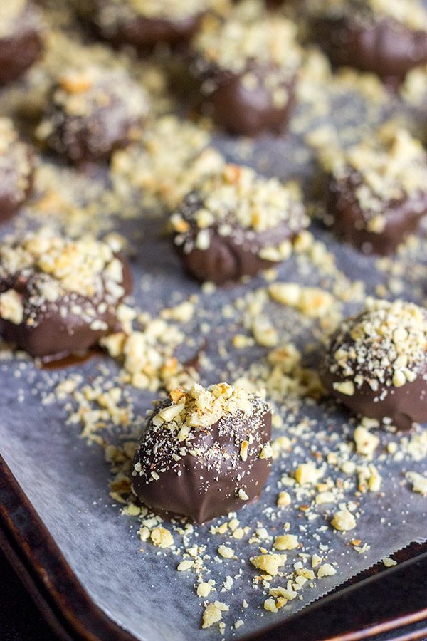 Mix up that holiday cookie tray with some of these Nutella Truffles!
