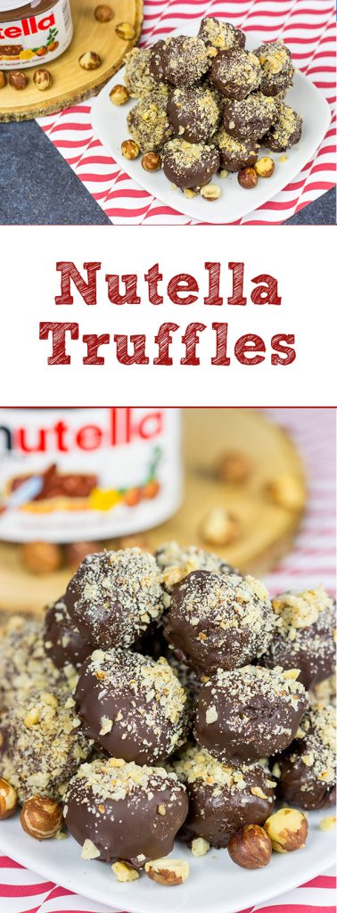 Mix up that holiday cookie tray with some of these Nutella Truffles!