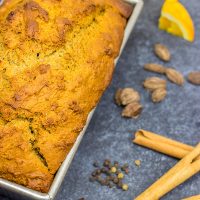 Pain d'Epices (French spiced bread) is a lightly spiced quick bread that's perfect as morning toast or a light afternoon snack!