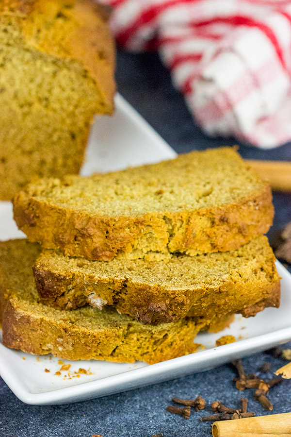 Pain d'Epices (French spiced bread) is a lightly spiced quick bread that's perfect as morning toast or a light afternoon snack!