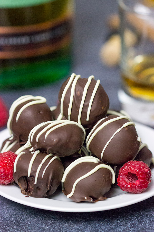 The hint of pepper in these Raspberry Black Pepper Truffles is fun...and delicious!