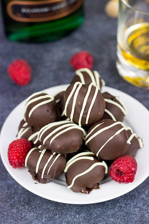 The hint of pepper in these Raspberry Black Pepper Truffles is fun...and delicious!