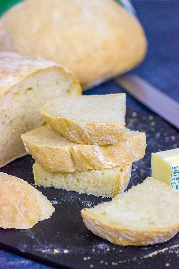 This French Peasant Bread is an easy homemade bread that's perfect for sandwiches...or just a simple smear of salted butter!