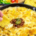 This Creamy Jalapeño Popper Dip is the perfect snack for your Super Bowl appetizer table!
