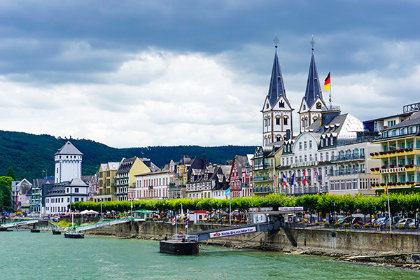 Castles and towns along the Middle Rhine