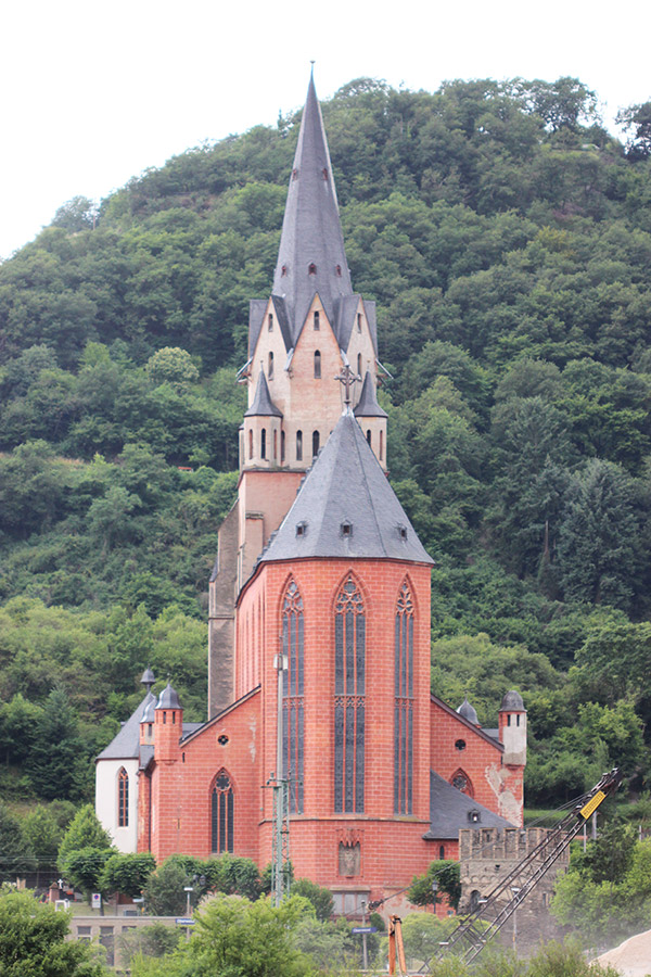 Castles and towns along the Middle Rhine