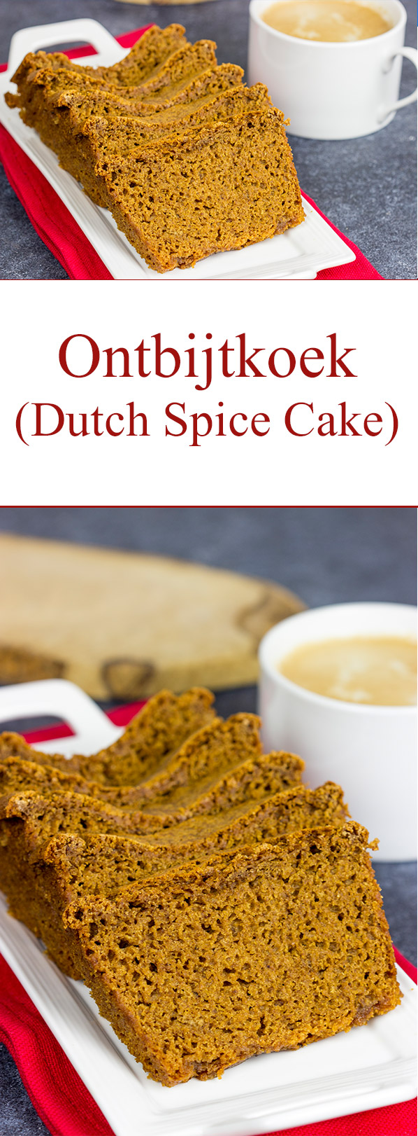 Ontbijtkoek is a traditional Dutch spice cake, and it's a wonderful treat when served with a hot cup of coffee!