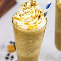 The deep flavors of caramel, maple and coffee make this Caramel Maple Frappe one delicious afternoon treat!