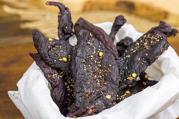 Ever made homemade jerky?  It's surprisingly easy...and really delicious!  This Homemade Venison Jerky Recipe is a favorite snack around our house!