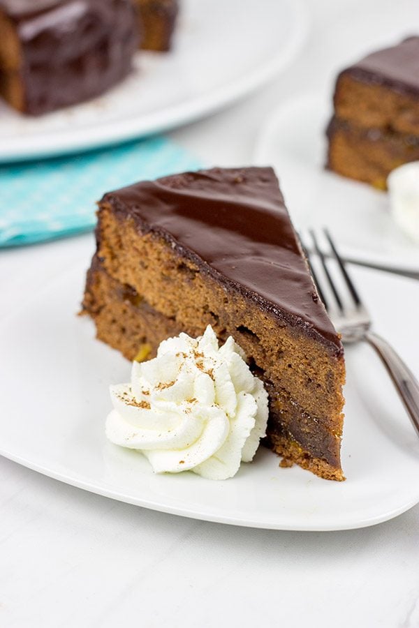 The Sachertorte is a classic European dessert featuring chocolate cake brushed with an apricot jam and then glazed with more chocolate! Grab a slice and a mug of coffee or tea for dessert tonight!