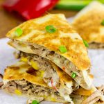 Melty cheese.  Shredded carnitas.  Buttery tortillas.  These Slow Cooker Carnitas Quesadillas make for one heck of a tasty meal!