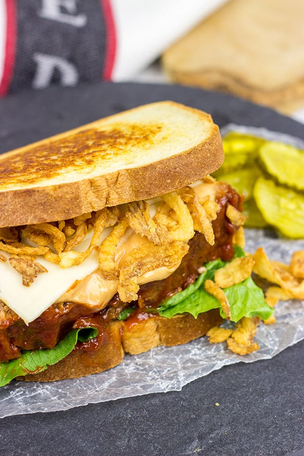Holy sandwich, Batman!  These Southern Meatloaf Sandwiches are the perfect comfort food on cold winter days!