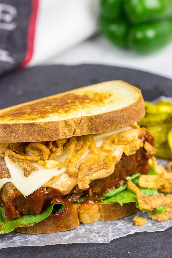 Holy sandwich, Batman!  These Southern Meatloaf Sandwiches are the perfect comfort food on cold winter days!
