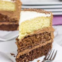 Chocolate or vanilla? Don't worry about picking just one with this Chocolate Ombre Cake!