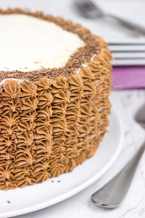 Chocolate or vanilla?  Don't worry about picking just one with this Chocolate Ombre Cake!