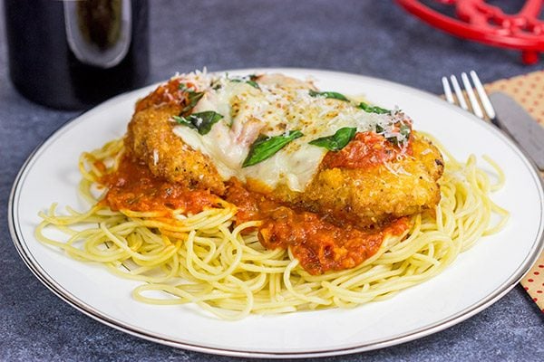 Chicken parm, you taste so good!  This Classic Chicken Parmesan recipe is the perfect comfort food for chilly winter days!